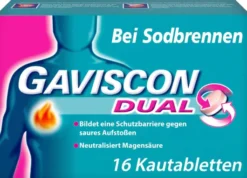 Gaviscon Dual 250 mg - 106,5 mg - 187,5 mg 16 Kautabletten