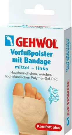 Gehwol Vorfußpolster Mit Bandage Links Mittel 1 Stück
