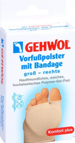 Gehwol Vorfußpolster Mit Bandage Rechts Groß 1 Stück