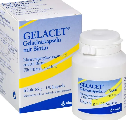 Gelacet Gelatine Mit Biotin 120 Kapseln
