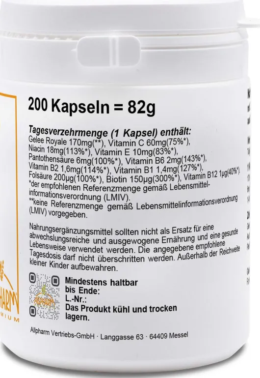 Gelee Royale 200 Kapseln