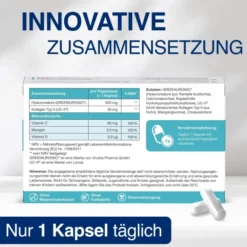 Gelencium Hyaluron Kollagen Hochdosiert Mit Vitamin C 30 Kapseln
