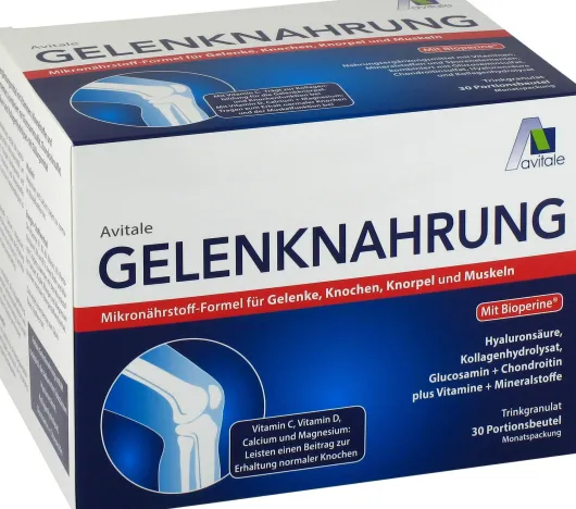 Gelenknahrung + Hyaluronsäure Trinkgranulat 30 x 15 g Beutel