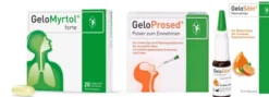 Gelomyrtol forte 20 Kapseln + GeloSitin Nasenpflege 15 ml + GeloProsed Pulver zum Einnehmen 10 Beutel