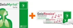 Gelomyrtol forte 20 Kapseln + GeloRevoice Halstabletten Kirsch-Menthol 20 Lutschtabletten