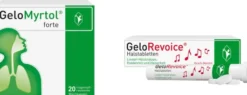 Gelomyrtol forte 20 Kapseln + GeloRevoice Halstabletten Kirsch-Menthol 20 Lutschtabletten