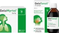 Gelomyrtol forte 20 Kapseln + Gelo Tonsil Gurgelgel 200 ml