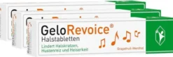 GeloRevoice Halstabletten Grapefruit-Menthol 3 x 20 Lutschtabletten