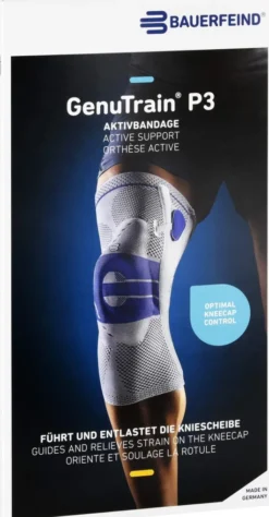 Genutrain Kniebandage P3 Rechts Gr.2 Schwarz