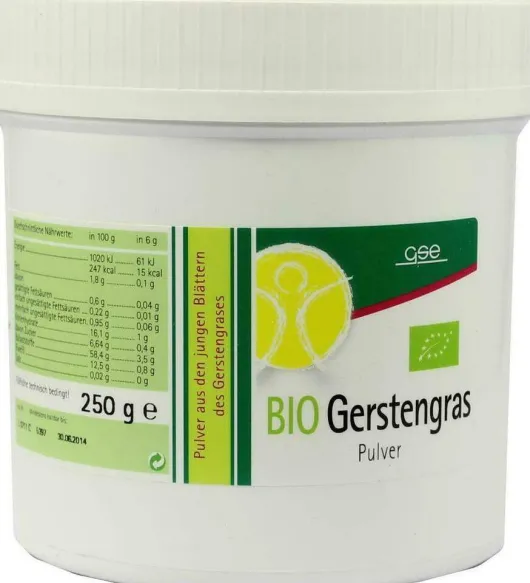 Gerstengras Bio Pulver 250 G Pulver