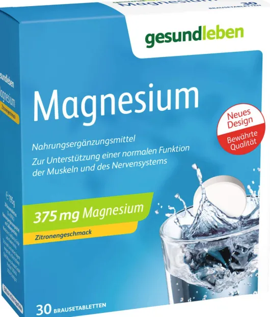 Gesund Leben Magnesium 375 mg Brausetabltten