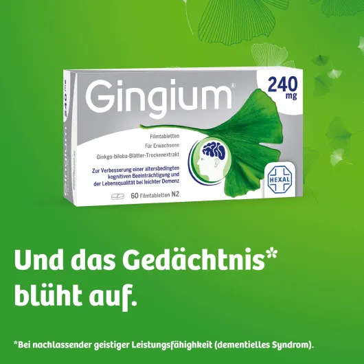Gingium 240 mg 60 Filmtabletten