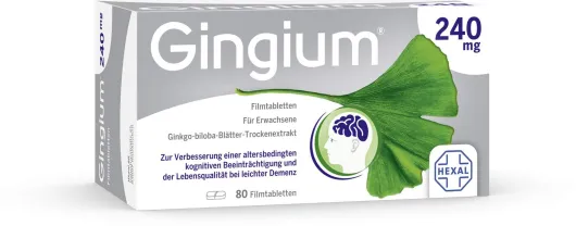 Gingium 240 mg 80 Filmtabletten