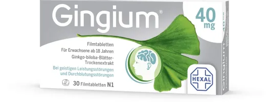 Gingium 40 mg 30 Filmtabletten