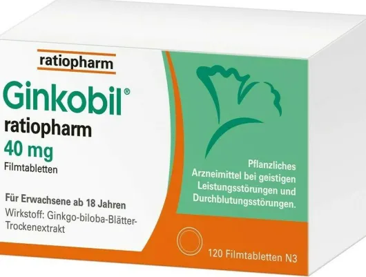 Ginkobil ratiopharm 40 mg 120 Filmtabletten