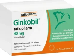 Ginkobil ratiopharm 40 mg 120 Filmtabletten