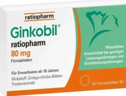 Ginkobil ratiopharm 80 mg 30 Filmtabletten