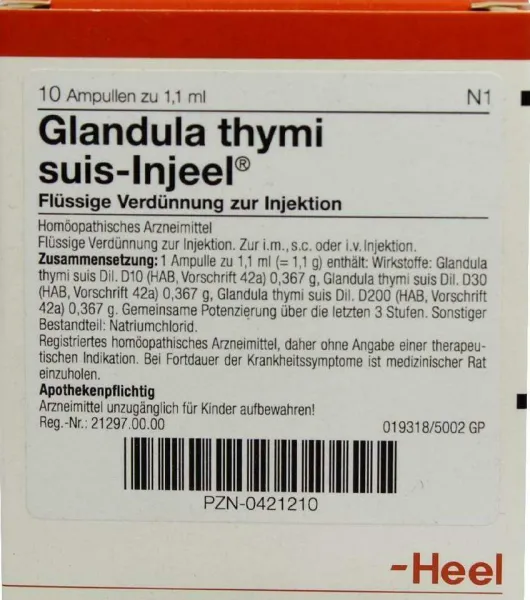 Glandula Thymi Suis Injeele 1,1 ml