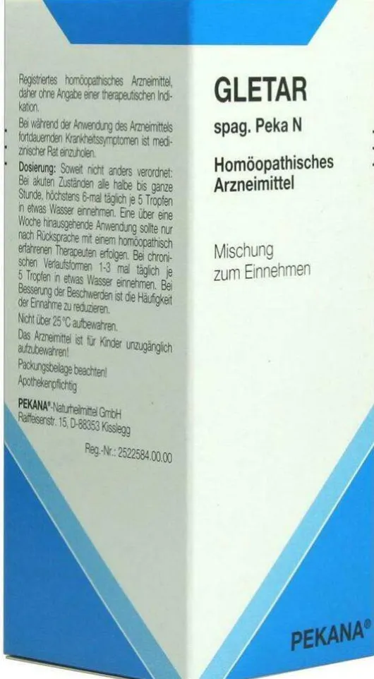 Gletar Spag. Peka N 100 ml Tropfen