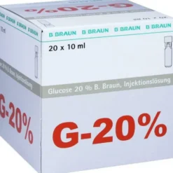 Glucose 20% Braun Mini Plasco Connect in