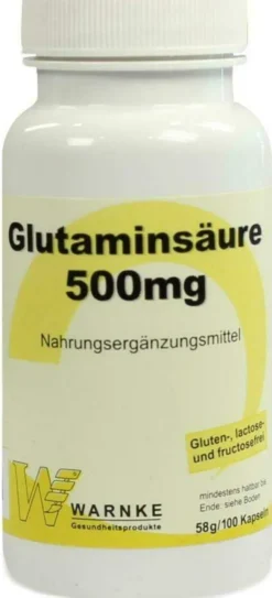 Glutaminsäure 500 mg 100 Kapseln