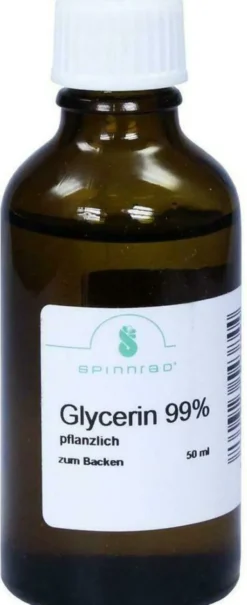 Glycerin 99% Pflanzlich zum Backen 50 ml Flüssigkeit