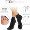 GoBunion Socken mit Zehenspreizer 39-42 schwarz