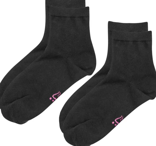 GoBunion Socken mit Zehenspreizer 39-42 schwarz, 2 Paar