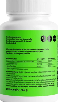 Granatapfel Kapseln 500 mg 90 Kapseln