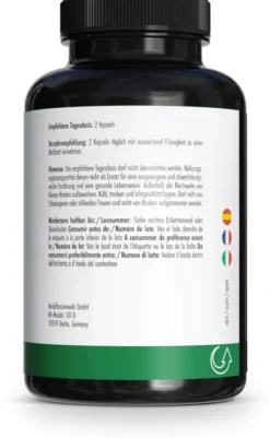 Greem Naturals Glycin 2000 mg vegan 120 Kapseln