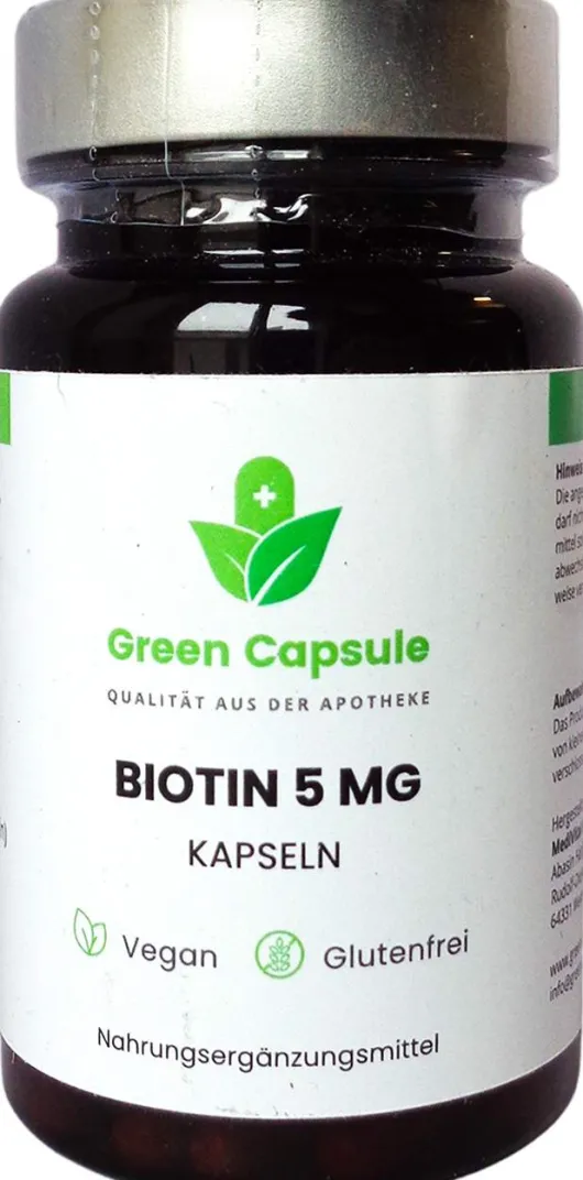 Green Capsule Biotin 5 mg Kapseln 90 Stück