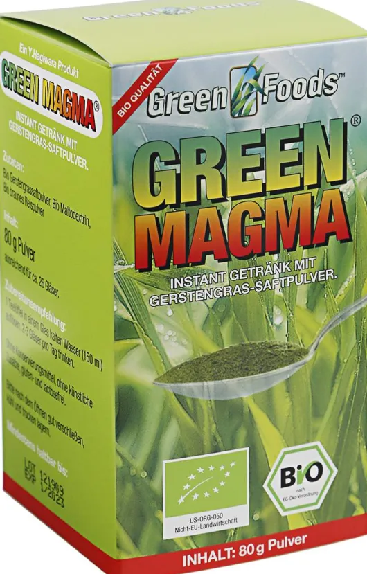 Green Magma Gerstengrasextrakt 80g Pulver