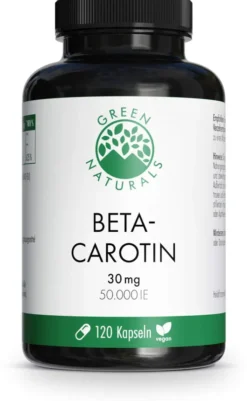 Green Naturals Beta-Carotin 30 mg 50.000 I.E. vegan 120 Kapseln