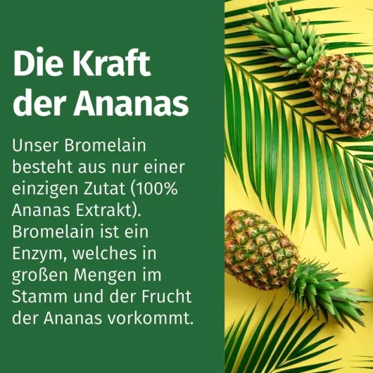Green Naturals Bromelain 500 mg Vegan 150 Kapseln