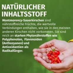 Green Naturals Cherry Montmorency Sauerkirsche 2100 mg 180 Kapseln