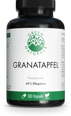 Green Naturals Granatapfel+40% Ellagsäure 180 Kapseln
