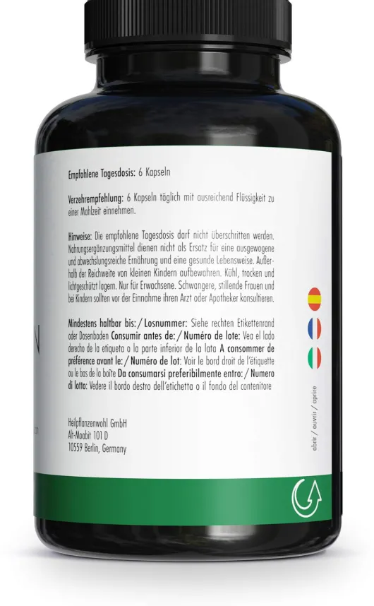 Green Naturals L-Arginin Base 4500 mg vegan 180 Kapseln