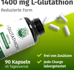Green Naturals L-Glutathion 1400 mg vegan 90 Kapseln