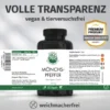 Green Naturals Mönchspfeffer 20mg Hochdosiert 180 Kapseln