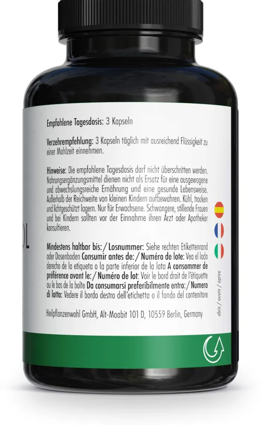 Green Naturals Myo-Inositol 2025 mg und D-Chiro 225 mg 120 Kapseln
