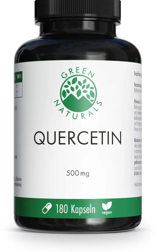 Green Naturals Quercetin 500 mg 180 Kapseln