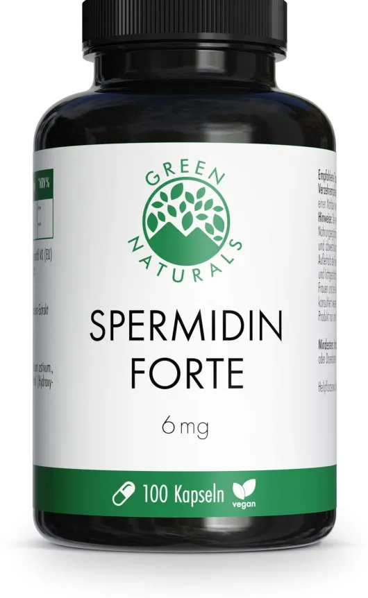 Green Naturals Spermidin Forte 6 mg vegan 100 Kapseln