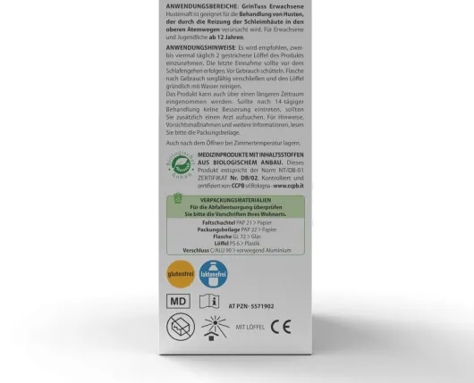 Grintuss Erwachsenen Hustensaft 128 ml