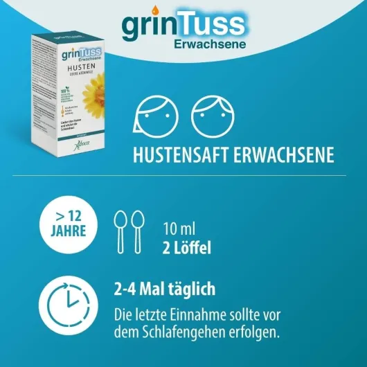 Grintuss Erwachsenen Hustensaft 128 ml