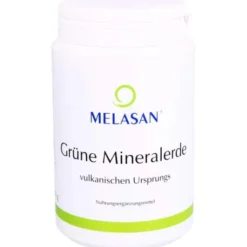 Grüne Mineralerde Pulver