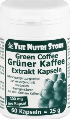 Grüner Kaffee Extrakt 300 mg Kapseln