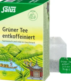 Grüner Tee Entkoffeiniert Salus Bio 15 Filterbeutel