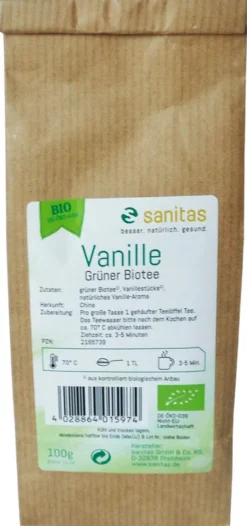 Grüner Tee Vanille Kba 100g