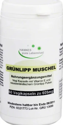 Grünlipp Muschel Kapseln