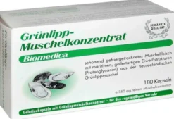 Grünlipp Muschelkonzentrat Biomedica 180 Kapseln